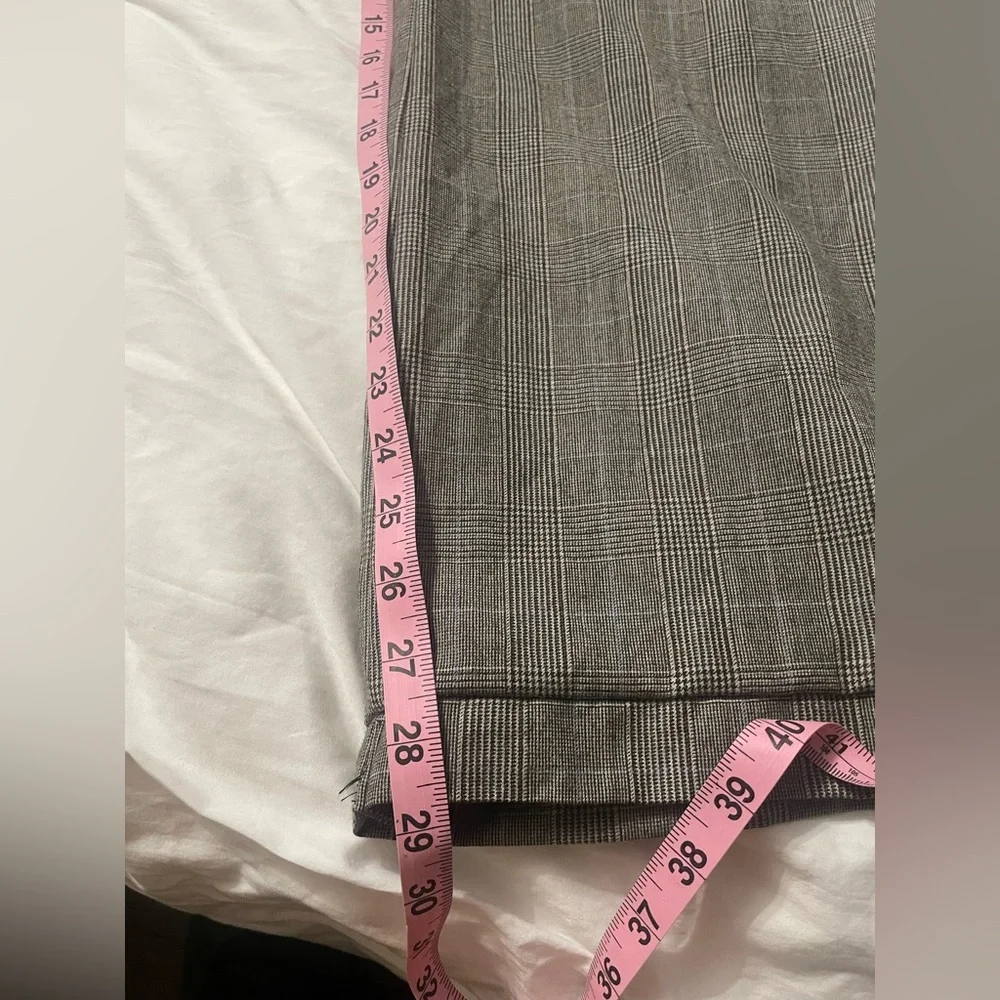 J Crew Italian Wool Herringbone Wide Leg Pants Trousers - Picture 14 of 16